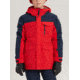 Burton Covert Jacket - Kids, Flame Scarlet / Dress Blue, Large, 20537101600-L