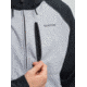 Burton Men's Crown Bonded Full-Zip Hoodie - Quick-Dry Tech Fleece, Monument Heather