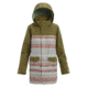 Burton Eyris Jacket - Womens, Martini Olive / Aqua Gray Revel, Small, 20551101300-S