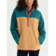 Burton Hearth Fleece Pullover - Womens, Balsam/Camel, Small, 17338104301S