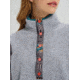 Burton Hearth Fleece Pullover - Womens, Gray Heather, Extra Small, 17338104020XS