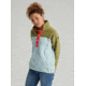 Burton Hearth Fleece Pullover - Womens, Martini Olive/Ether Blue, Large, 17338108301-L