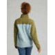 Burton Hearth Fleece Pullover - Womens, Martini Olive/Ether Blue, Large, 17338108301-L