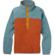 Burton Hearth Fleece Pullover - Womens, Trellis/Burnt Ochre, Extra Small, 17338108300-XS