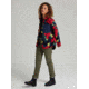 Burton Hearth Snap Up Fleece - Womens, Hibiscus Pink Oversized Floral, Medium, 22025100960-M
