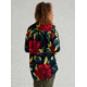 Burton Hearth Snap Up Fleece - Womens, Hibiscus Pink Oversized Floral, Medium, 22025100960-M