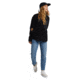 Burton Hearth Snap-Up Fleece - Womens, True Black, Medium, 22025100001-M