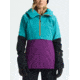 Burton Kimmy 2L Anorak Jacket -Womens, Green-Blue Slate / Charisma / True Black, Large, 21283100400-L