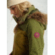 Burton Lelah Jacket - Womens, Martini Olive / Evilo, Small, 20541101300-S