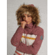 Burton Lelah Jacket - Womens, Rose Brown/Creme Brulee Woven Stripe, Small, 20541102200-S
