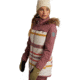 Burton Lelah Jacket - Womens, Rose Brown/Creme Brulee Woven Stripe, Small, 20541102200-S