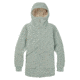 Burton Minxy Fleece Full-Zip Jacket - Womens, Aqua Gray Sherpa, Extra Small, 16435105020-XS