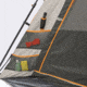 Bushnell 6 Person Instant Cabin Tent, Orange/Gray/Black, 50002