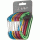C.A.M.P. Photon Wiregate Carabiner Rackpack-Assorted-6 Pack