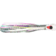 C&amp;H Lures Alien Trolling Lure, Concave Head, Hologram Eye, 7.5in, Pearl/Silver Mylar Vinyl/Mylar Skirt, CH-AL09