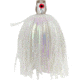C&amp;H Lures King Buster Bling Series Lure, Clear/White Skirt, 3 Piece, CH-BL26