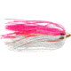 C&amp;H Lures King Buster Kingfish Pro-Rig, Two #4 4x Treble Hooks, Camo Brown Wire, 3 ft, 1/8oz, Pink/White Skirt, CH-KR13