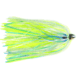 C&amp;H Lures King Buster Lure, 1/8 oz Head, Blue/Chartreuse/Silver Skirt, 2.5 in, 3 Piece, CH-KB28