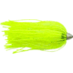 C&amp;H Lures King Buster Lure, 1/8 oz Head, Chartreuse/Pearl Mylar Skirt, 2.5 in, 3 Piece, CH-KB17