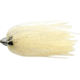 C&amp;H Lures King Buster Lure, 1/8 oz Head, Clear Silver Fleck/Pearl Skirt, 2.5 in, 3 Piece, CH-KB26