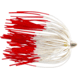 C&amp;H Lures King Buster Lure, 1/8 oz Head, White/Red Fire Tail Skirt, 2.5 in, 3 Piece, CH-KB30