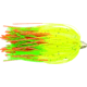 C&amp;H Lures King Buster Lure with 1/8 oz Head, Chartreuse/GreenOrangeFire Skirt, 2.5 in, 3 Piece, CH-KB31