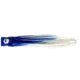 C&amp;H Lures Lil Bubbler Trolling Lure, 5.5in, Blue/White Belly Skirt Concave Head, CH-LB41