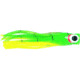 C&amp;H Lures Lil Bubbler Trolling Lure, 5.5in, Green/Yellow Belly Skirt Concave Head, CH-LB45