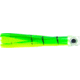 C&amp;H Lures Lil Stubby Trolling Lure, Flat Head 5.5in, Dolphin/Yellow Skirt, CH-LS05