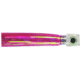 C&amp;H Lures Lil Stubby Trolling Lure, Flat Head 5.5in, Pink/Flake Skirt, CH-LS22