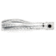 C&amp;H Lures Lil Stubby Trolling Lure, Flat Head 5.5in, Silver Mylar Skirt, CH-LS27