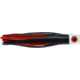 C&amp;H Lures Lil Stubby Trolling Lure, Rigged and Ready, 100LB Mono, 6 ft, 7/0 Hook, Black/Red Skirt, CH-RRLS19