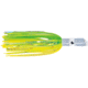 C&amp;H Lures Lil Swimmer Pre-Rigged Trolling Lure, 100LB Mono, 6 ft, 7/0 Hook, Green/Chartreuse/Blue Skirt, CH-LSW04