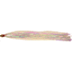 C&amp;H Lures Pearl Baby Long Trolling Lure, Style PBL, 1/8 oz Head, Pearl Tinsel Skirt, 8 in 20.3 cm, CH-PBL01-1/8