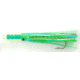 C&amp;H Lures Rattle Jet Trolling Lure Rigged &amp; Ready, 100LB Mono, 6 ft, 7/0 Hook, PearlGreen/Silver Mylar Skirt, CH-RJ-25