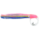 C&amp;H Lures Rattle Jet XL Trolling Lure Rigged &amp; Ready, 130LB Mono, 6 ft, 8/0 Hook, Pink/Blue Skirt, CH-RJX-03