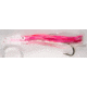 C&amp;H Lures Rattle Jet XL Trolling Lure Rigged &amp; Ready, 130LB Mono, 6 ft, 8/0 Hook, Pink/Silver/Purple Skirt, CH-RJX-04