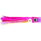 C&amp;H Lures Stubby Bubbler Trolling Lure, 5.5in, Pink/White/Mylar Skirt, CH-SBB08