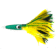 C&amp;H Lures Wahoo Whacker Feather Trolling Lure, 10in, Dolphin Feather Skirt, CH-WF05