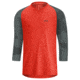 GOREWEAR Mens C5 Trail 3/4 Cycling Jersey in Fireball/Urban Gray Large Regular fit Moisture Wicking 1F67A741, 100604-AYBB-XL