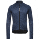 GOREWEAR Mens C5 Thermo Cycling Jersey in Orbit Blue/Deep Water Blue Medium Form fit B41F7434, 100641-AUAH-L