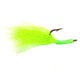 Calcutta Yellow Tail Hook Bronze, Sz 4 Hook, Chartreuse with Flash, 3/Pack, CYTH4-10S