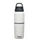 CamelBak MultiBev Insulated Stainless Steel Bottle/Cup, White/White, 17oz/12oz, 2412101051