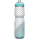 CamelBak Podium Chill Outdoor Bike Bottle, Gray/teal Stripe - 1873307071
