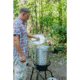 Camp Chef 32 Quart Aluminum Fry Pot &amp; Basket, Silver, DP32