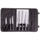 Camp Chef 9 Piece Professional Knife Set, Black/Silver, KSET9
