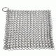 Camp Chef 7in x 7in Chainmail Scrubber, Silver, 7in x 7in, CMS7