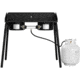 Camp Chef Explorer 2 Burner Stove With Detachable Legs, Black, EX60LW