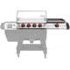 Camp Chef Gas Train/Sidekick for Apex Pellet Grill, Stainless Steel/ Black, 24in, PG24HGGT