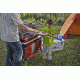 Camp Chef Mountain Series Rainer Camper 2 Burner Stove/Grill/Griddle Combo, Red/Silver MS2GG